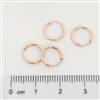 Rose Gold Filled Hoop - Endless 1.2mm x 9mm