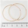 Rose Gold Filled Hoop - Endless 1.2mm x 45mm