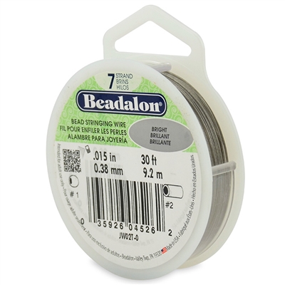 7 Strand .015" Beadalon Beading Wire 30 Foot Spool 