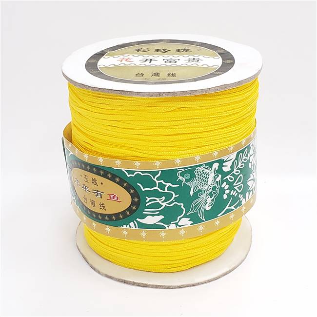 Macrame Cord. 1.5mm Yellow