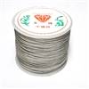 Macrame Cord. 0.8mm Grey