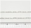 Sterling Silver Chain -  Twist Drawn Cable Chain. 3mm x 8mm