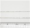 Sterling Silver Chain -  Drawn Cable Chain 2mm x 5mm