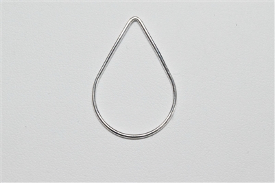 Sterling Silver Links - Teardrop 20mm x 30mm