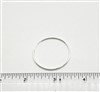 Sterling Silver Hoop - Endless 1.2mm x 35mm