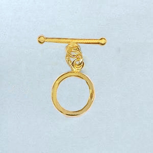 STG-02 12mm Ring. Gold Plated over Sterling Silver