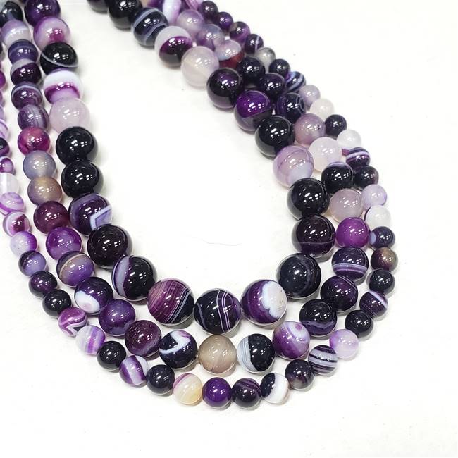 Agate Purple 6mm