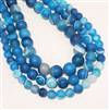 Matte Blue Agate 8mm