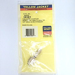 Yellow Jacket 19161 Quick Coupler 1/4" F Fl x 1/2" Acme Male