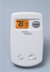 White Rodgers 1E78-144 Non-Programmable Thermostat, 24 Volt or Millivolt system, Vertical