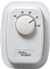 White Rodgers 1G65-641 Line Voltage Mechanical Bimetal, SPST, Open on Rise, No Thermometer, Wallplate Included (White)