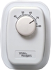 White Rodgers 1G66-641 Line Voltage Mechanical Bimetal, SPST, Open on Rise, No Thermometer, Wallplate Included, w/ OFF Position (White)