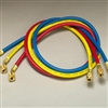 Yellow Jacket 21984 PLUS II Hose 48" RYB 3-Pack