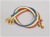 Yellow Jacket 22985 Plus II 1/4" Hose with 45 Deg SealRight Fitting 3pk 60"