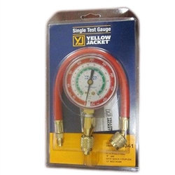 Yellow Jacket 40341 Red Pressure F w/Quick Coupler & Hose