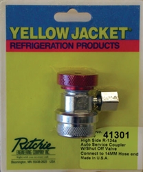 Yellow Jacket 41301 Chrome Hi-Side X 14 Mm R-134A Coupler