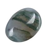 Natural Moss Agate Gemstone Cabochon