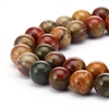 Natural Picasso Jasper Gemstone Beads