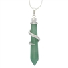 Green Aventurine Healing Point Reiki Chakra Gemstone Necklace