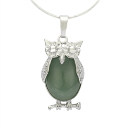 Green Aventurine Healing Point Reiki Chakra Gemstone Necklace