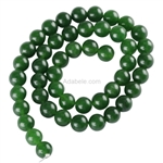 Natural Green Jasper Gemstone Beads