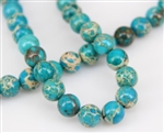 Natural Sea Sediment Jasper Gemstone Beads