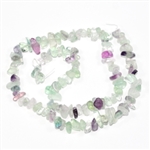 Smooth Chip Fluorite Gemstone Beads