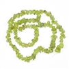 Smooth Chip Peridot Gemstone Beads