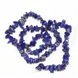 Smooth Chip Lapis Lazuli Gemstone Beads