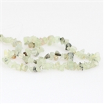 Smooth Chip Prehnite Gemstone Beads