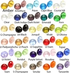 Austrian Rondelle Crystal Beads