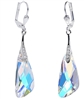 Sterling Silver Dangle Earrings with Swarovski Crystal