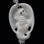 buffalo Bone Hand Carving Pendant