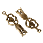 Beautiful Love & Arrow Charms