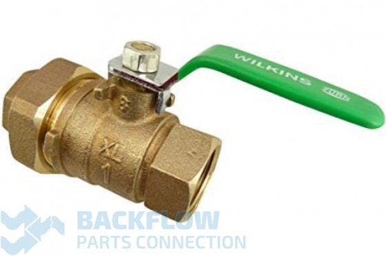 1"  #2 Outlet Ball Valve Female x Union "Lead Free"