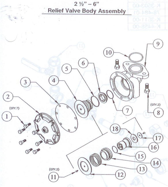 Conbraco Apollo Backflow Repair 6" 4D-100/4D-200 2nd Check Valve Kit