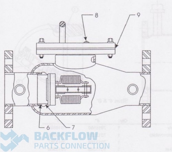 Ames & Colt Backflow Prevention Check Kit - 8-10" 1000SS DCV, 1000DCV