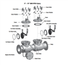 Ames & Colt Backflow Knuckle Joint Assembly - 6" 3000DCDA, 5000RPDA