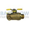 Conbraco & Apollo Backflow Inlet Ball Valve - 1" female x male