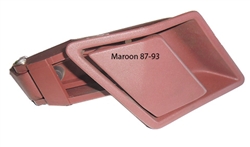 Door Release Handle - Interior - Plastic - Maroon Color 87-93