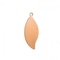 Copper Leaf w/Ring Blank 1  1/16"  18ga