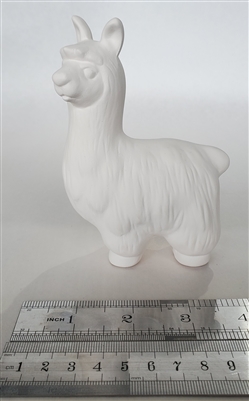 Bisque Llama (Unpainted, ready for glaze)