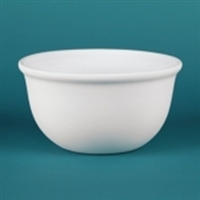 Bisque Medium Mixing Bowl (Unpainted, ready for glaze)