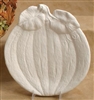 Bisque Pumpkin Platter (Unpainted, ready for glaze)