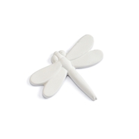 Bisque Dragonfly (Unpainted, ready for glaze)