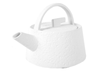 Bisque Antique Asian Teapot (Unpainted, ready for glaze)