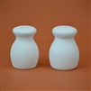 Bisque Hourglass Salt & Pepper Shaker (Unpainted, ready for glaze)