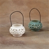 Bisque Hanging Lantern w/ handle (Unpainted, ready for glaze)