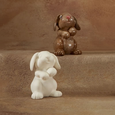 Bisque Rabbit Party Animal (Unpainted, ready for glaze)