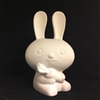 Bisque Silly Rabbit (Unpainted, ready for glaze)